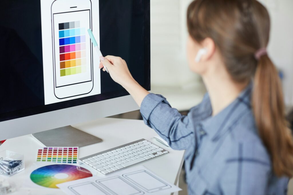 Choosing colors for interface design